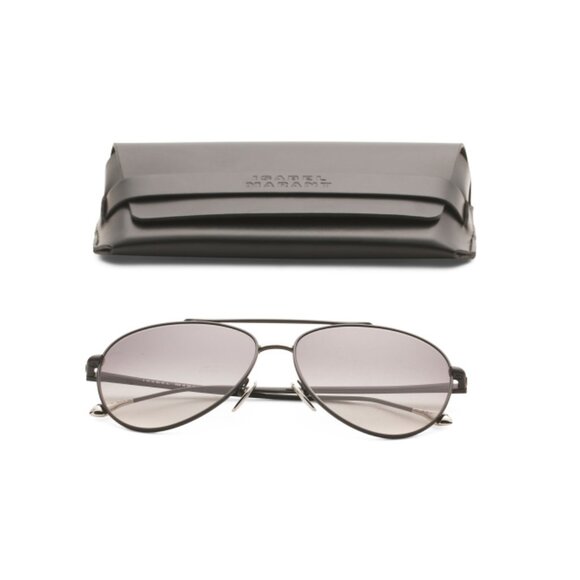 ISABEL MARANT Black 60mm Aviator Sunglasses - Picture 1 of 2